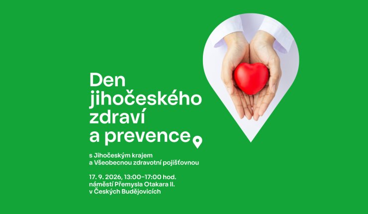 Pozvánka na Den jihočeského zdraví a prevence s JČK